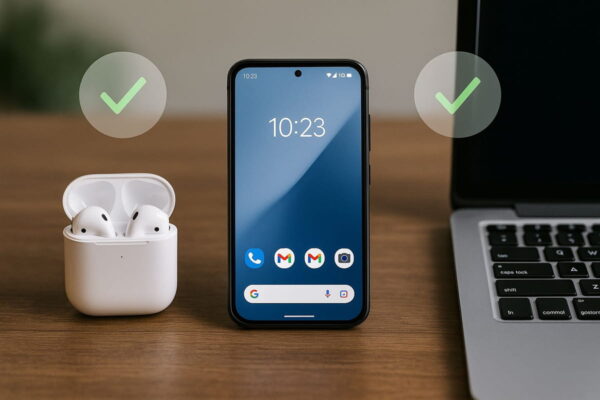 Welche Geräte LE Audio heute schon unterstützen Geräte mit LE Audio Unterstützung: Smartphone, Laptop und Kopfhörer