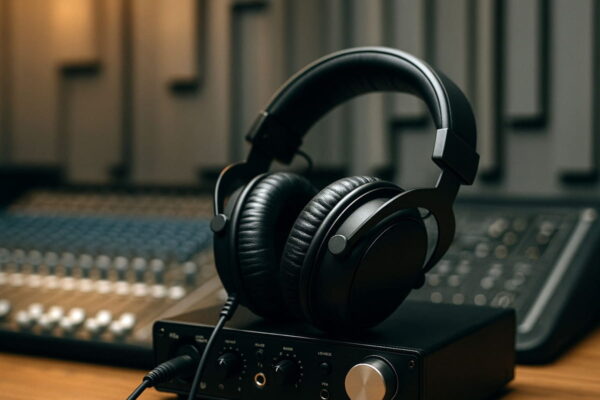 Kopfhörer für Musiker & DJs mit neutralem Klang im Tonstudio