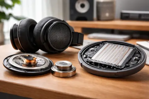 Dynamischer und magnetostatischer Kopfhörer-Treiber im Vergleich