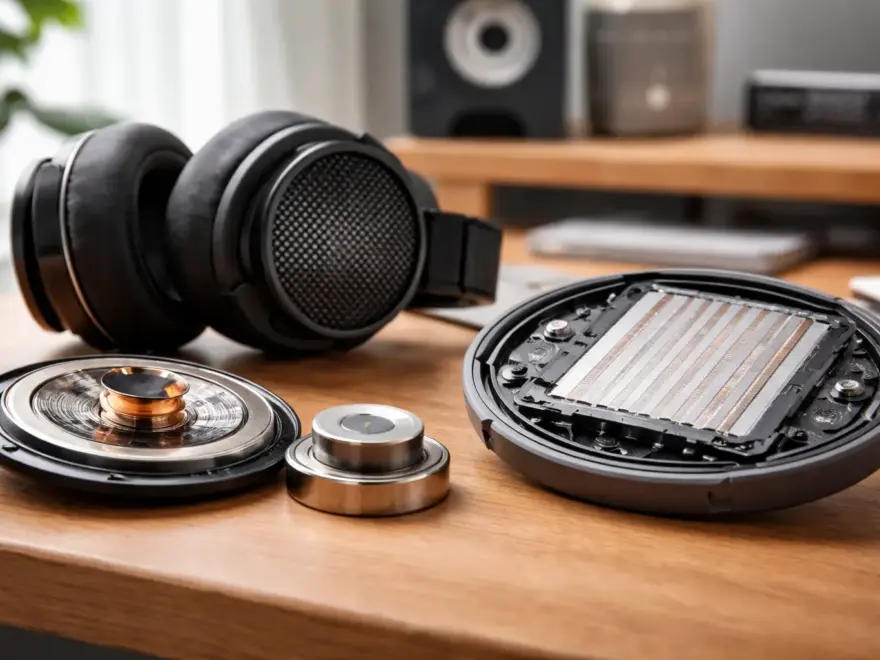 Dynamischer und magnetostatischer Kopfhörer-Treiber im Vergleich