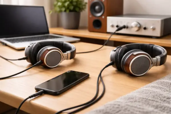 Kopfhörer an Smartphone, Laptop und HiFi-Anlage im Vergleich der Impedanz