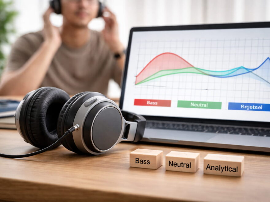 Klangsignatur bei Kopfhörern anschaulich dargestellt durch Frequenzverläufe