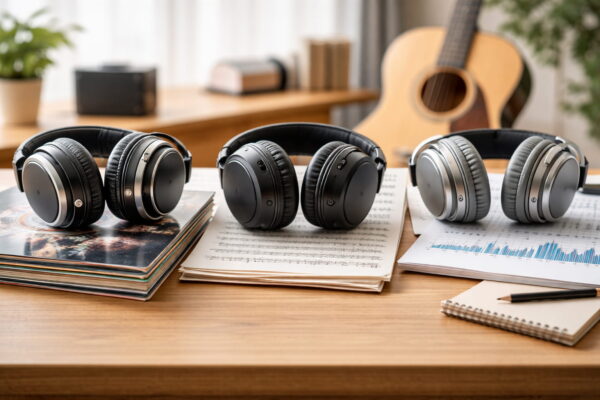 Vergleich verschiedener Klangsignaturen bei Kopfhörern im Alltag